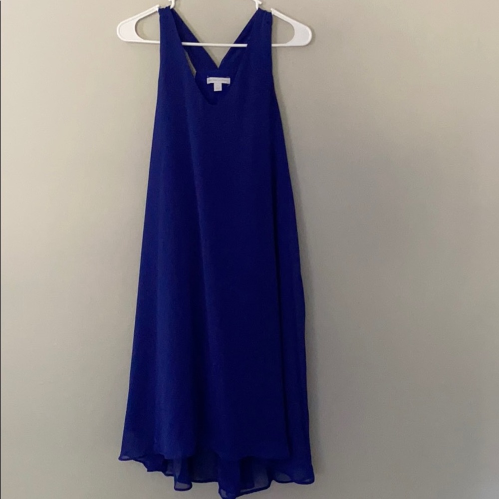 Flowy royal blue dress